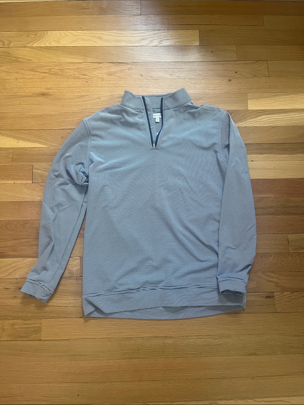 Peter Millar Light Blue Quarter-Zip Pullover Sweater